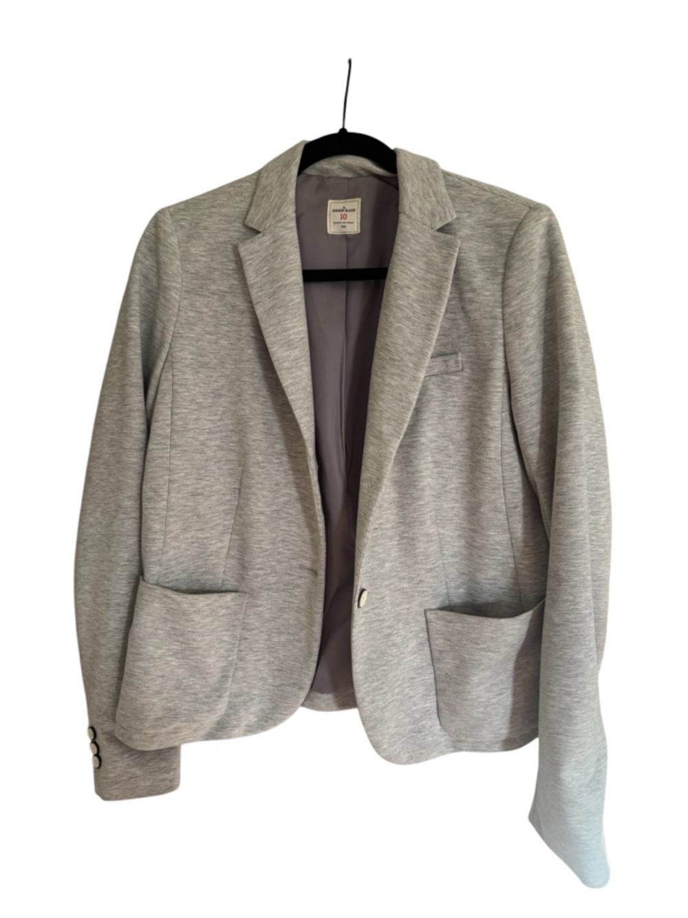 Size 10 Light Gray Women's Blazer